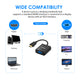 ANWIKE HDMI Male to VGA Female Adapter, Digital HDMI signal into Analog VGA Video 1080P converter w/Audio
