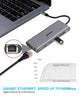 ANWIKE USB C Docking Station with triple display for MacBook Pro & Macbook Air 2019/2018