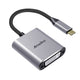 ANWIKE USB C To DVI(Thunderbolt 3 Compatible), Aluminium Type C to DVI Adapter (DP Alt Mode) Compatible MBP 2016/2017/2018 (Gray)