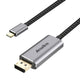 USB C to DisplayPort Cable 4K, ANWIKE USB 3.1 Type C (Thunderbolt 3 compatible) to DP Cable (DP Alt Mode) Compatible MBP 2016/2017/2018(Gray)